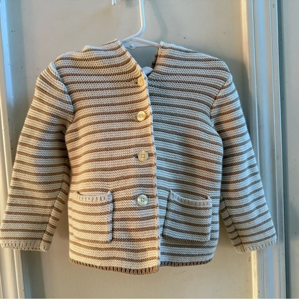 Baby Gap Striped Hooded Cardigan
